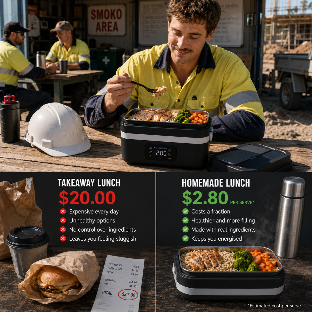 Heativa - Portable Electric Heating Lunch Box