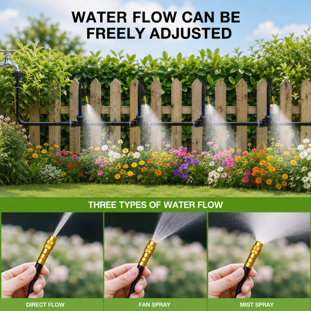 HydraMist - 360 Flexible Garden Irrigation Kit