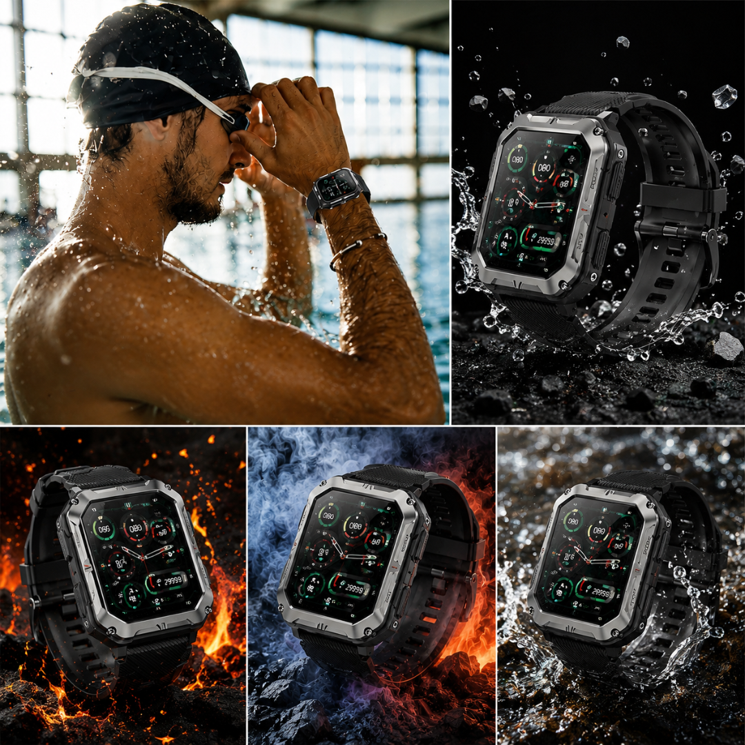 TrekFit - Durable Shockproof Smartwatch