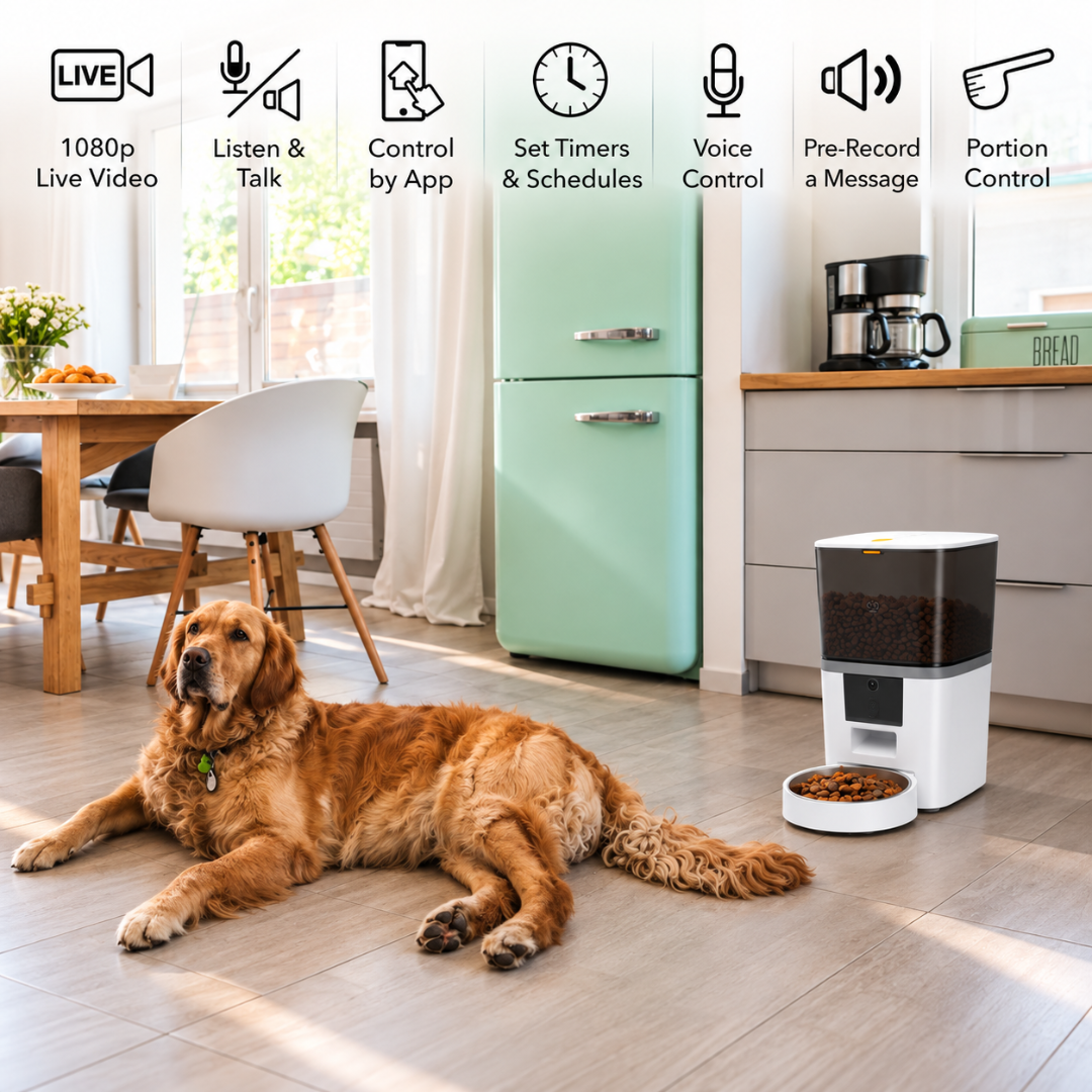 PawCam - Automatic Pet Feeder with HD Camera