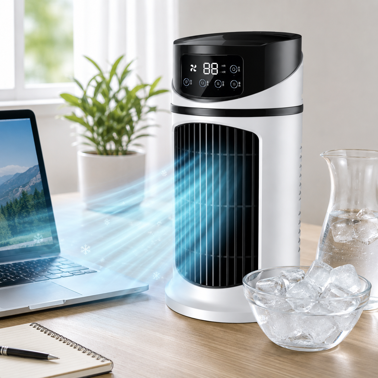 FrostBreeze - Portable USB Ice Cooling Fan