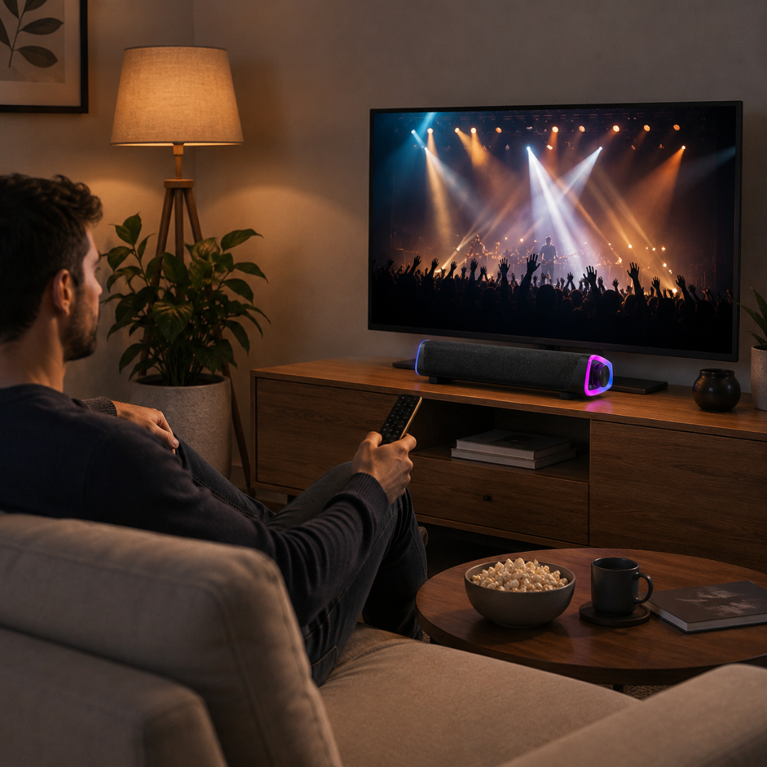 SonicBar - HD Bluetooth Desktop SoundBar Speaker