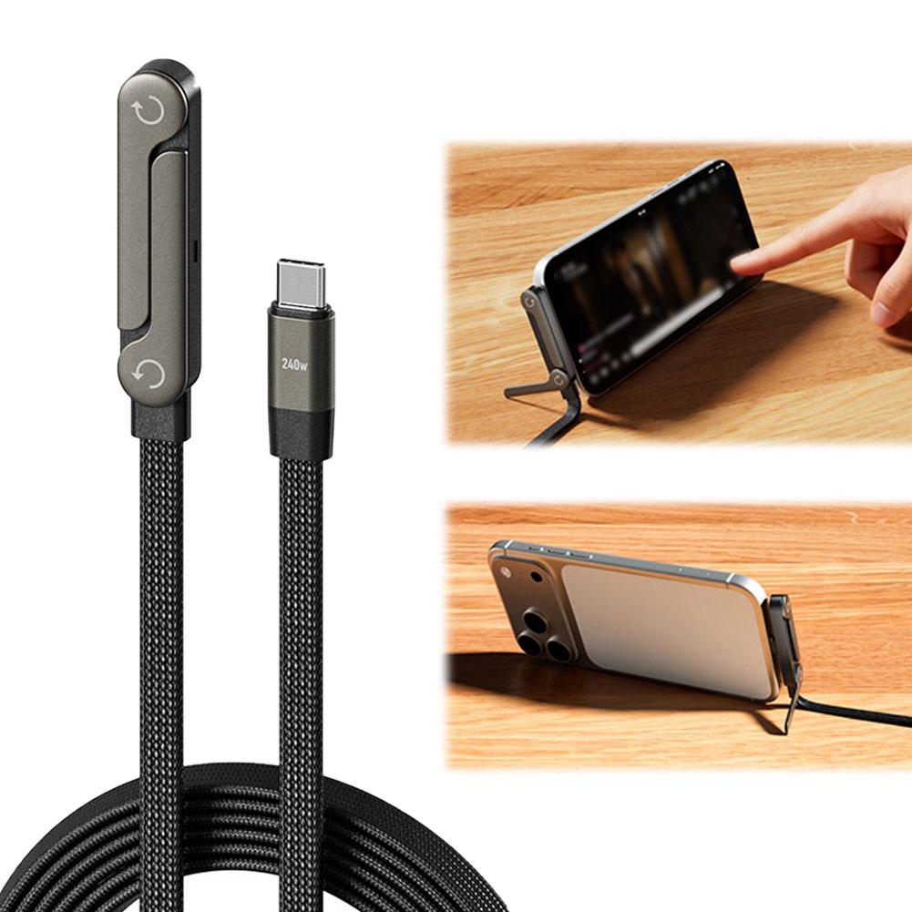 FlexStand – Foldable Bracket Fast Charging Cable - OneTapWireless