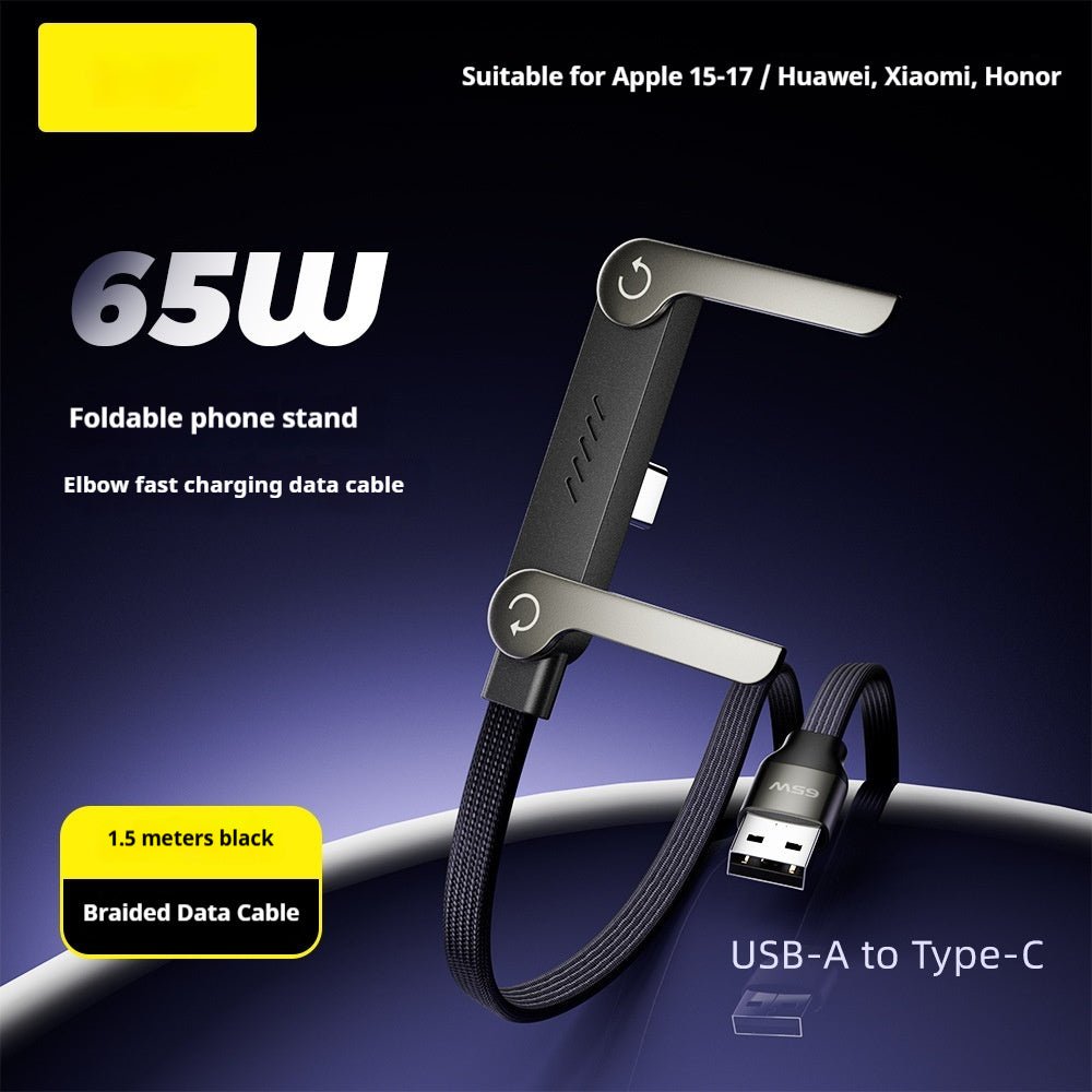 FlexStand – Foldable Bracket Fast Charging Cable - OneTapWireless