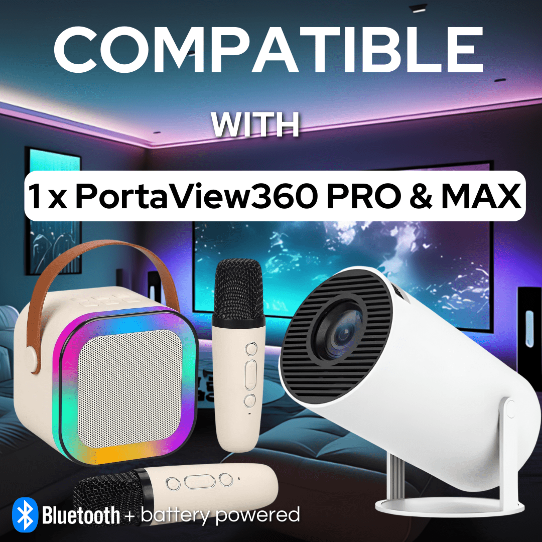 PortaView360 Pro Karaoke Bundle - OneTapWireless