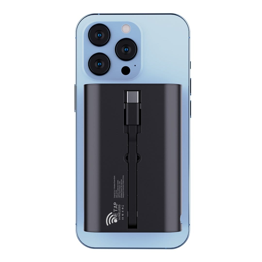 MagVolt - 3 in 1 Portable Magnetic Wireless Power Bank - OneTapWireless