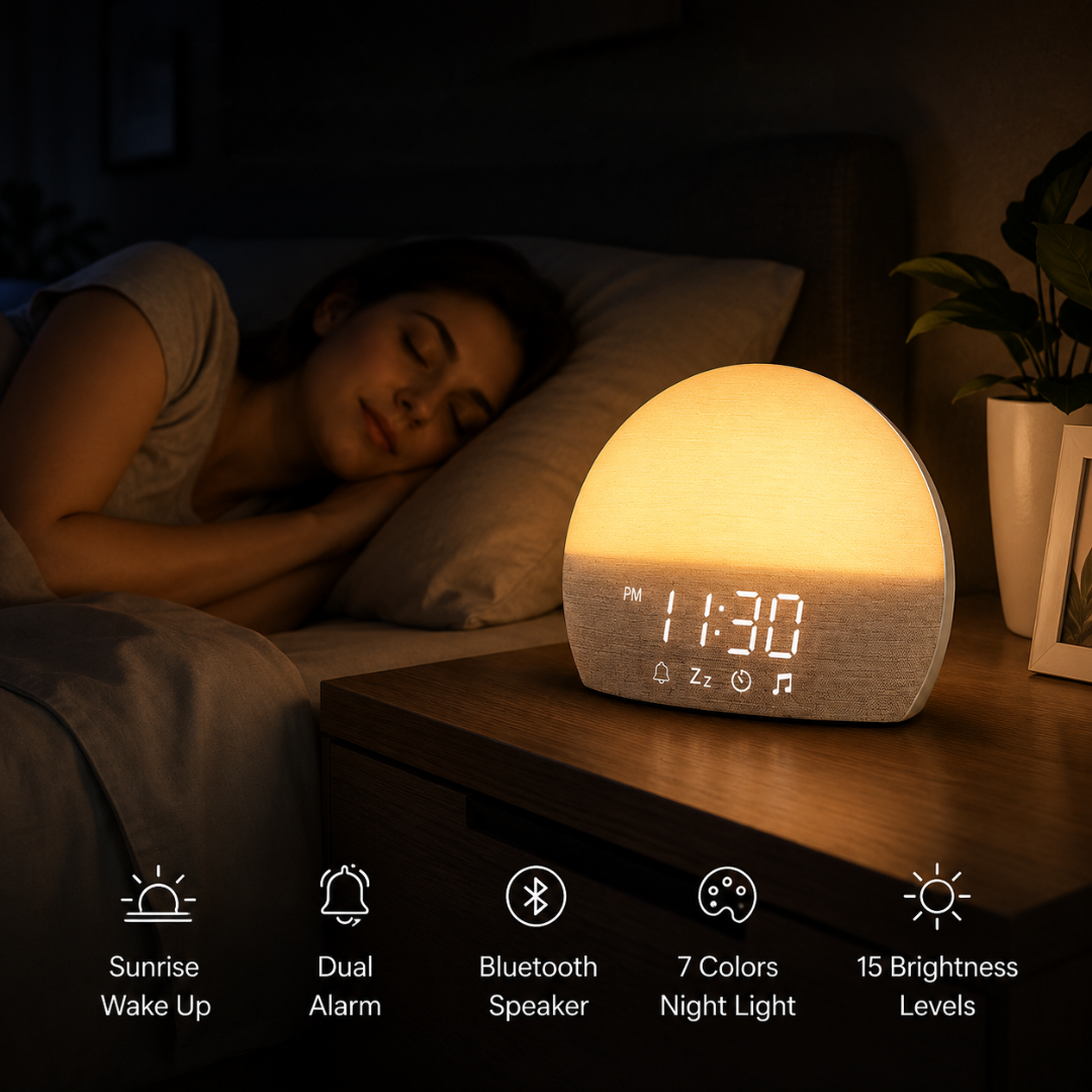 DawnNest - Sunrise WakeUp Lamp & Alarm Clock