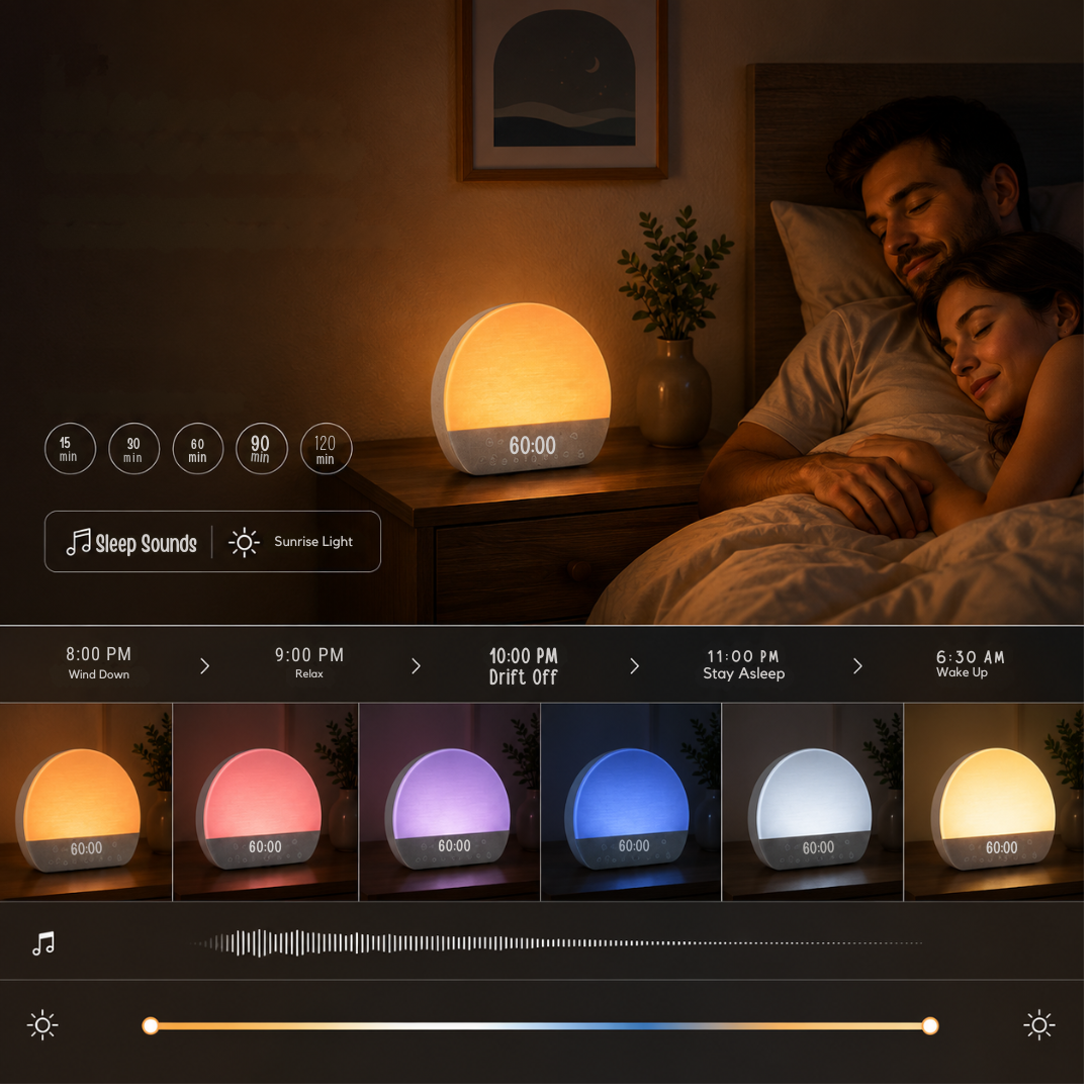 DawnNest - Sunrise WakeUp Lamp & Alarm Clock