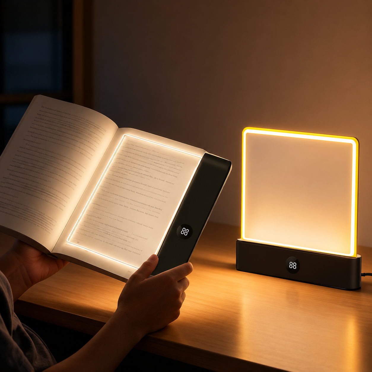 PageGlow - Rechargeable Tablet Reading Light