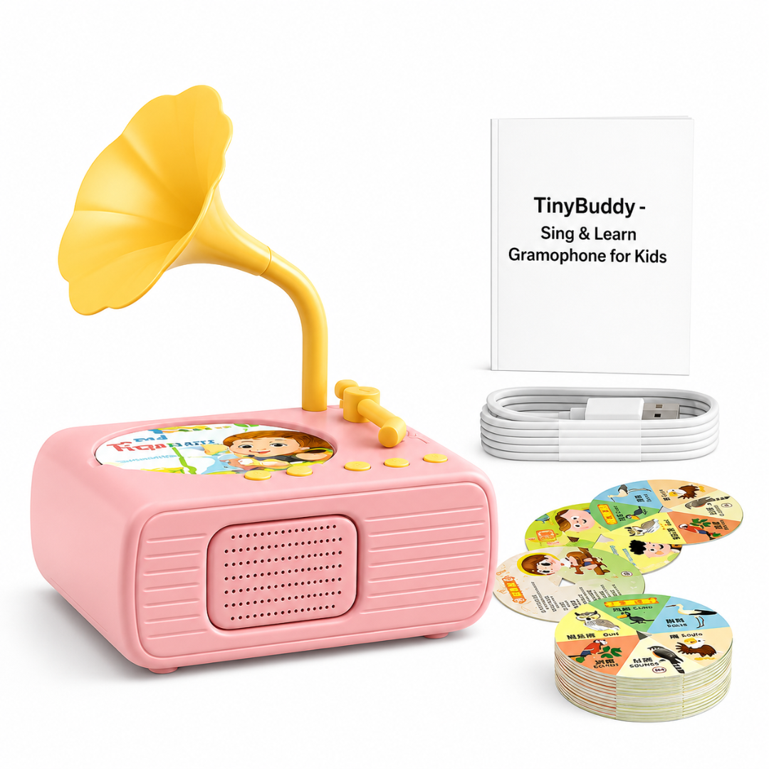 TinyBuddy - Sing & Learn Gramophone for Kids