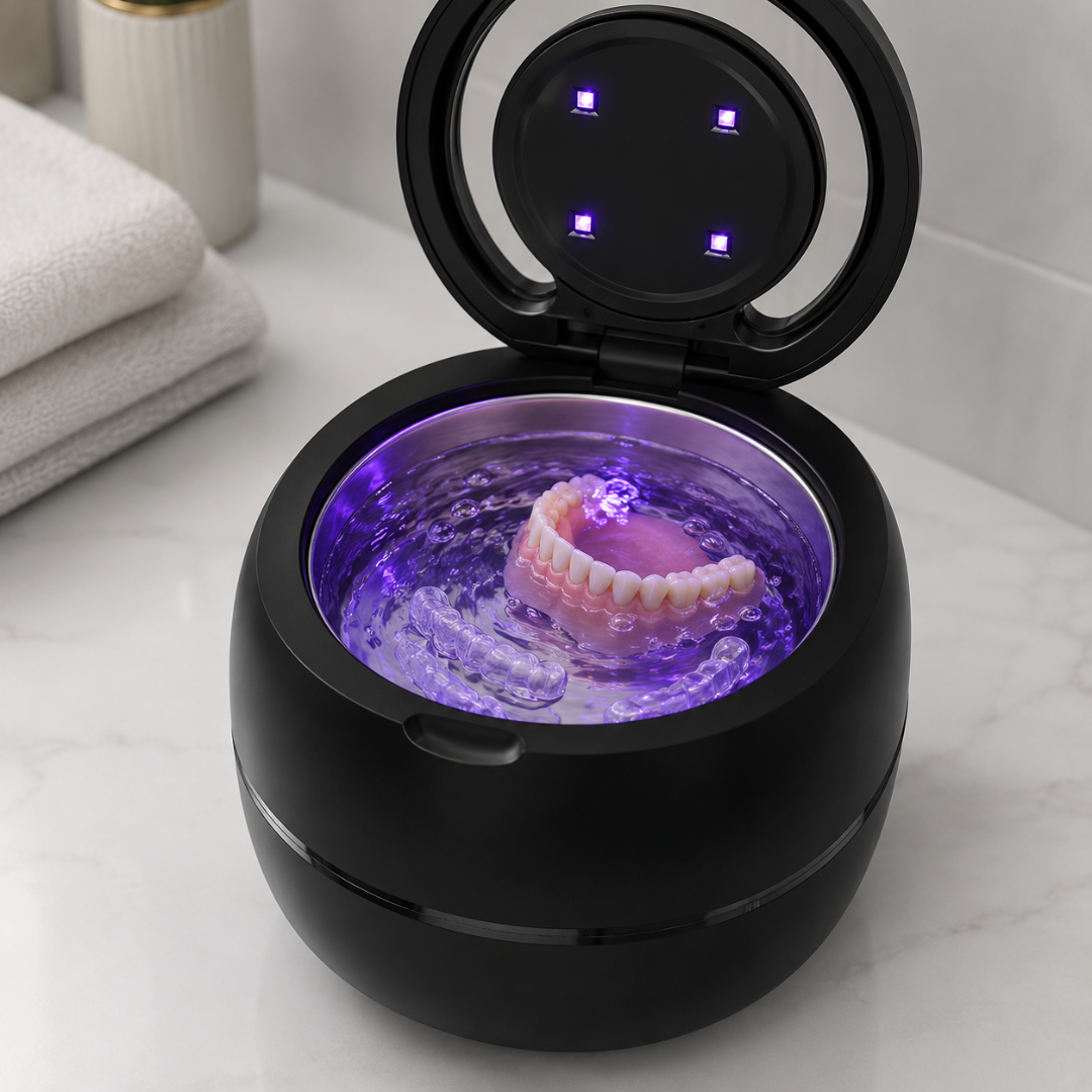 DentaSonic - UV Ultrasonic Retainer & Denture Cleaner