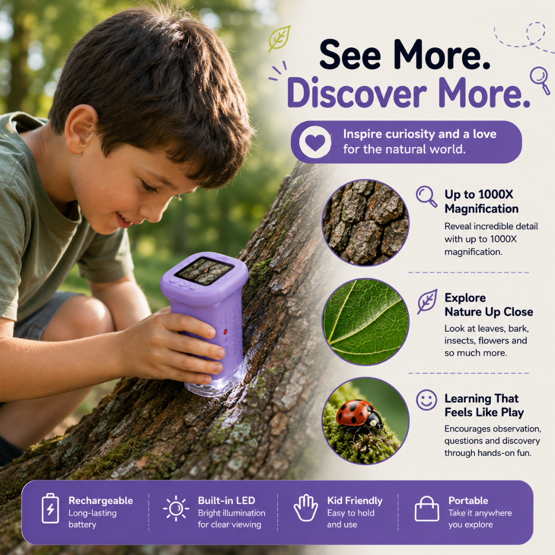 TinyBuddy - Kids Portable Microscope