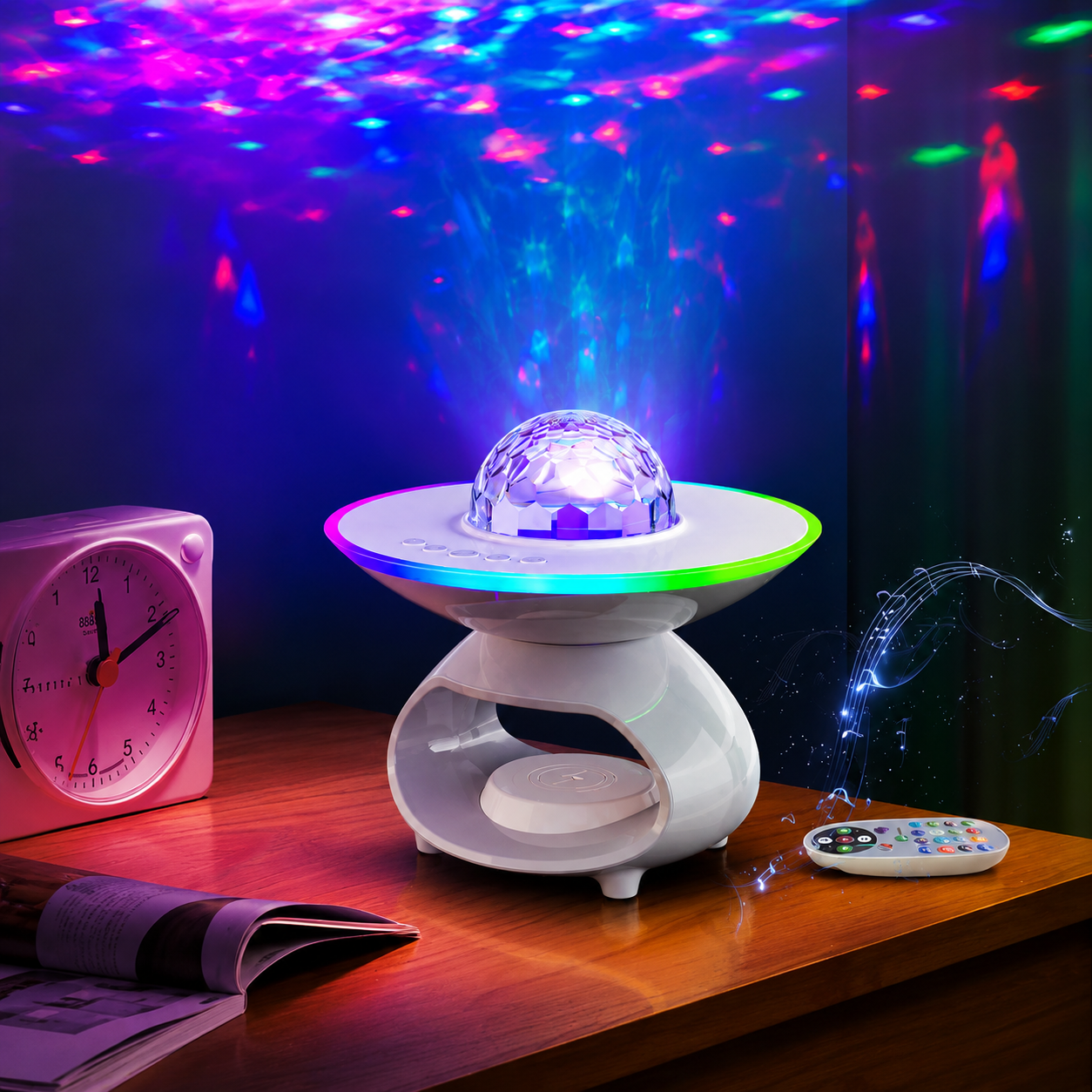 CosmoGlow- Galaxy Projector Speaker