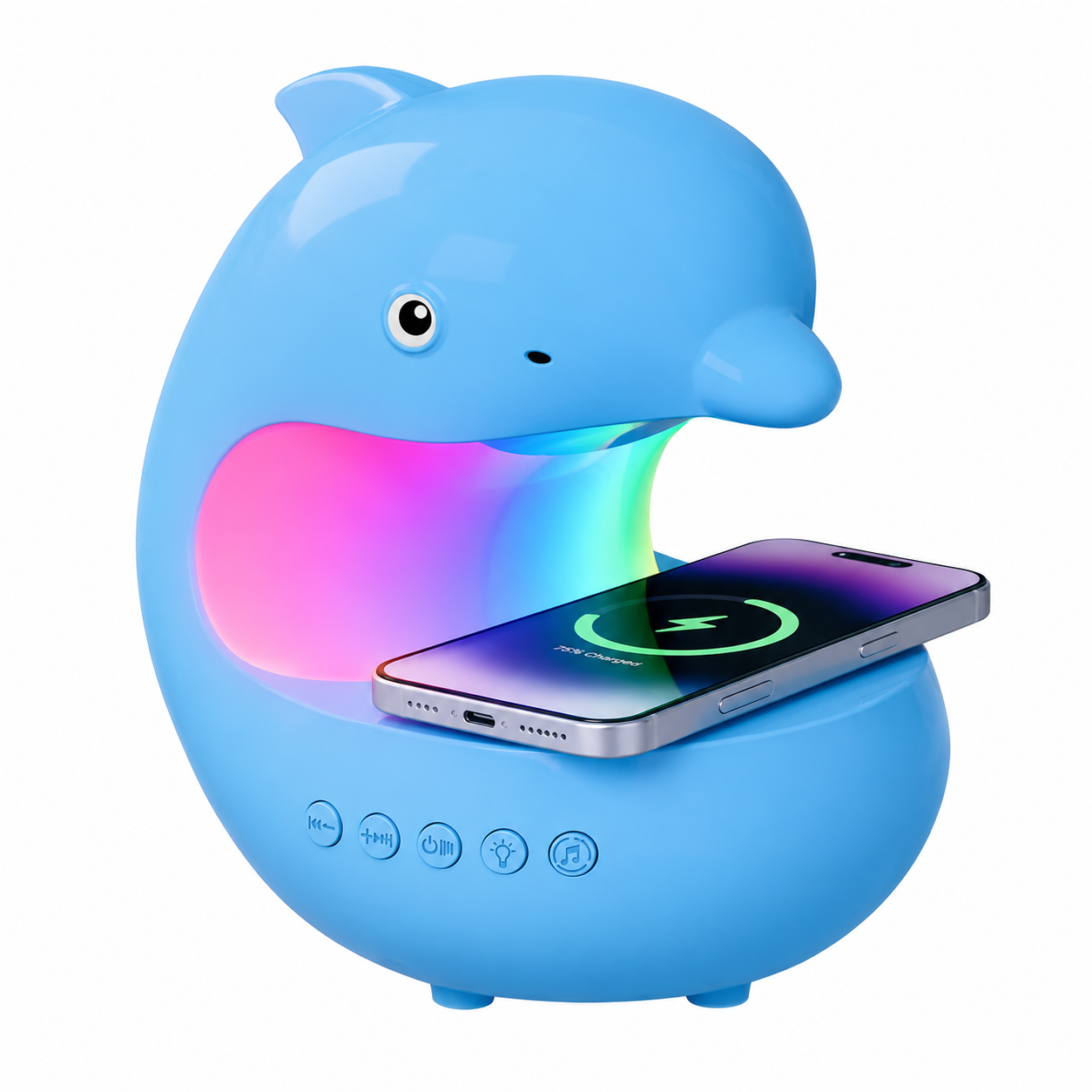 DolphinGlow - RGB Speaker Night Light