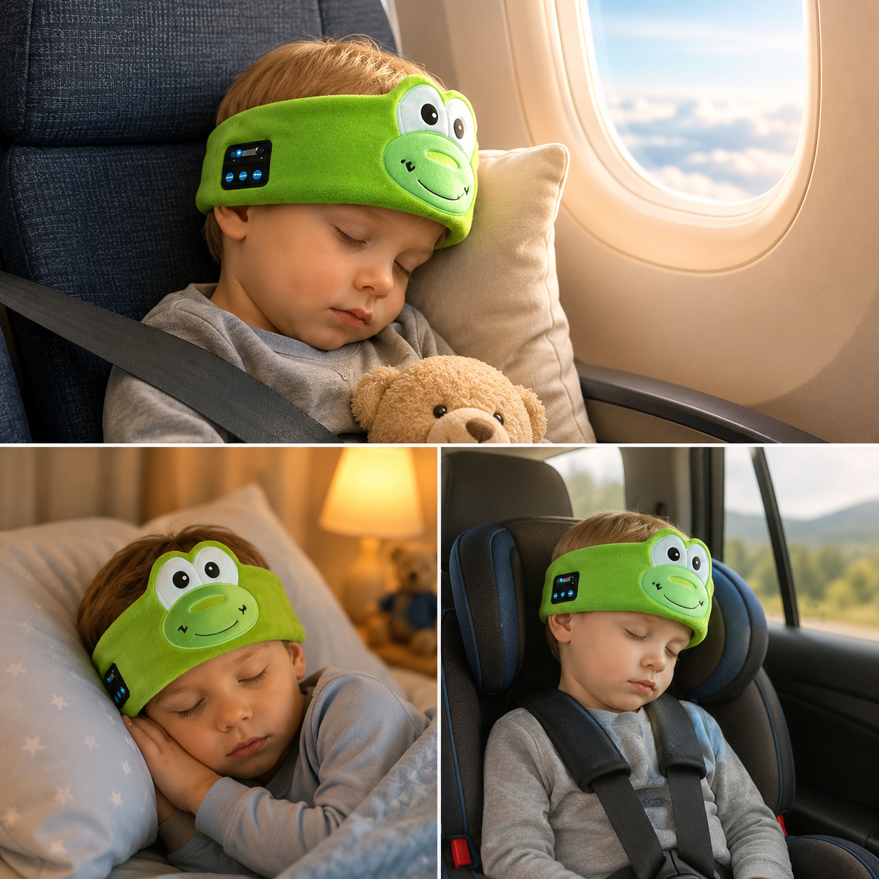 TinyBeats - Kids Sleep Mask with Bluetooth Headphones
