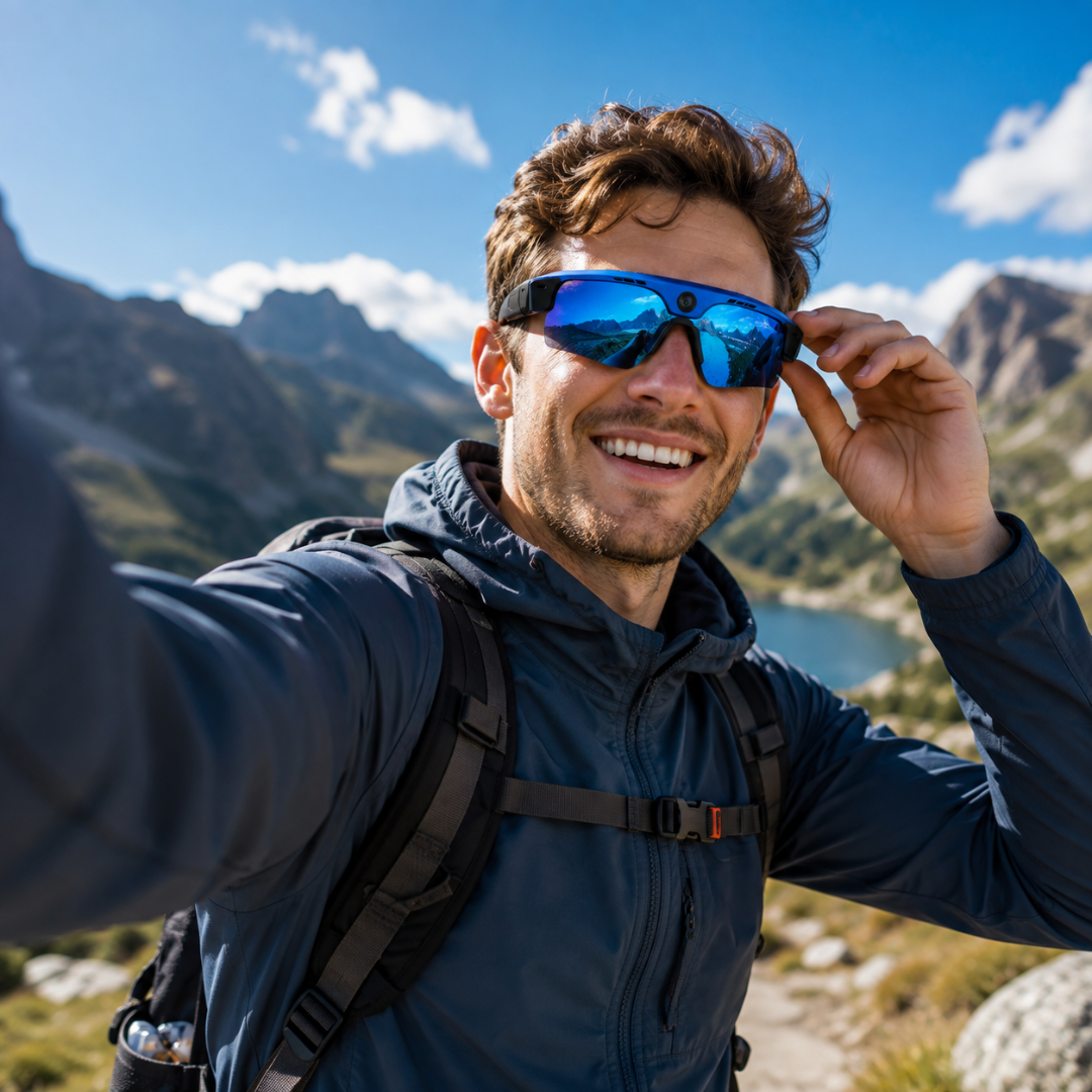 RideCam - Ai Sports Smart Glasses with Bluetooth