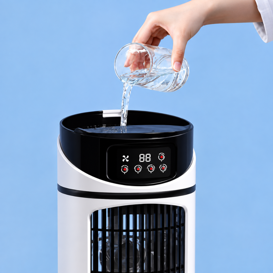 FrostBreeze - Portable USB Ice Cooling Fan
