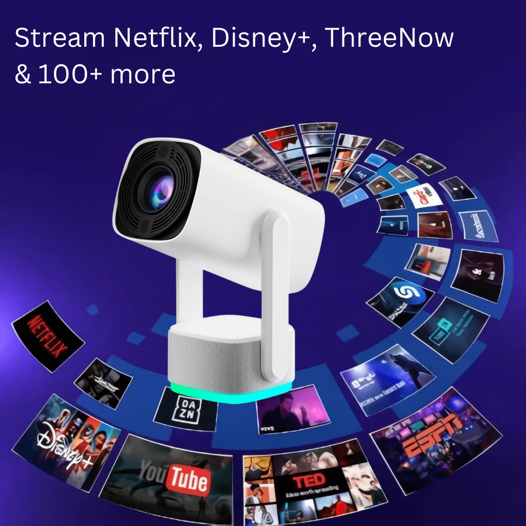 PortaView360 Wireless - Battery Operated Ultra HD Projector