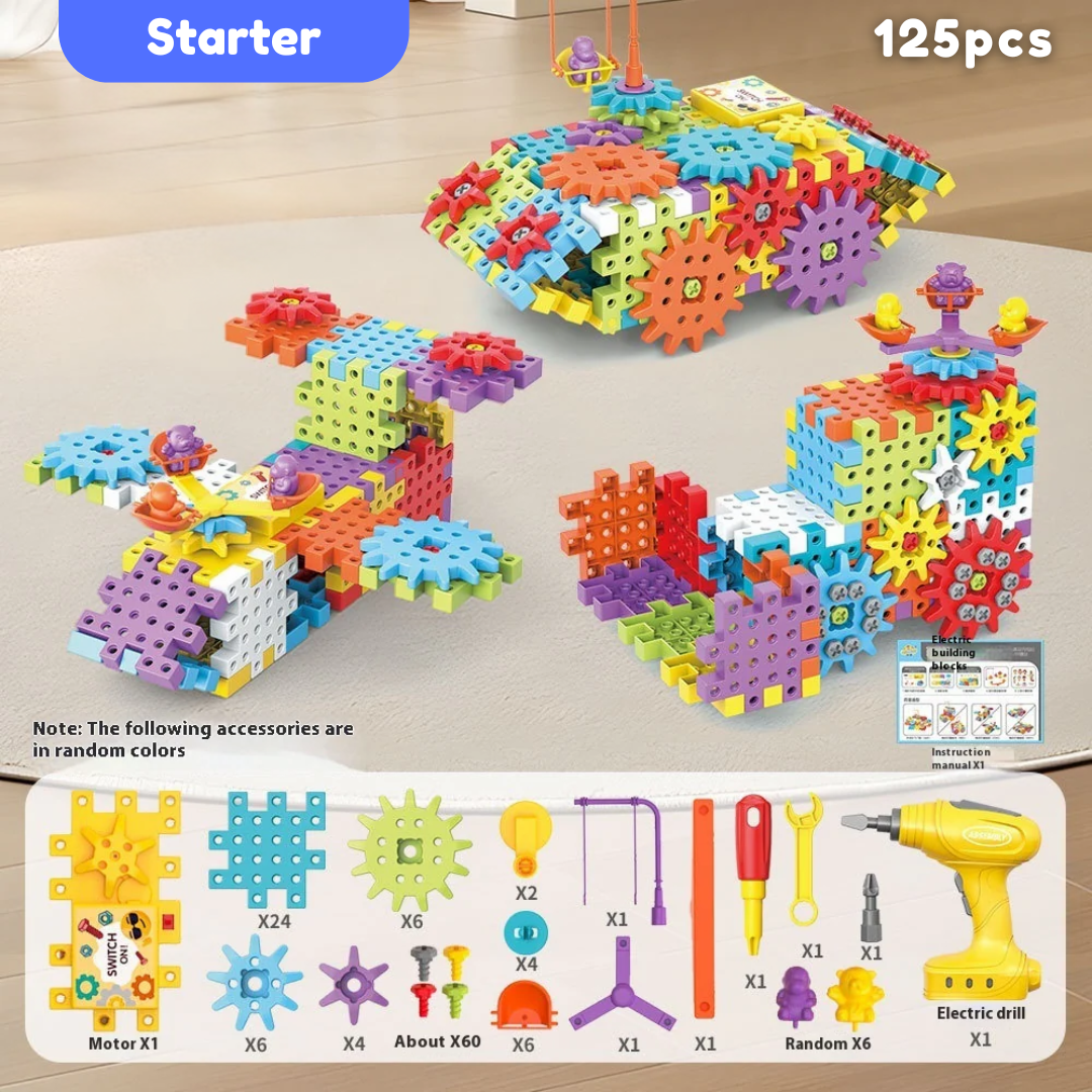 BuildBuddy – Build & Spin STEM Gears Adventure Kit