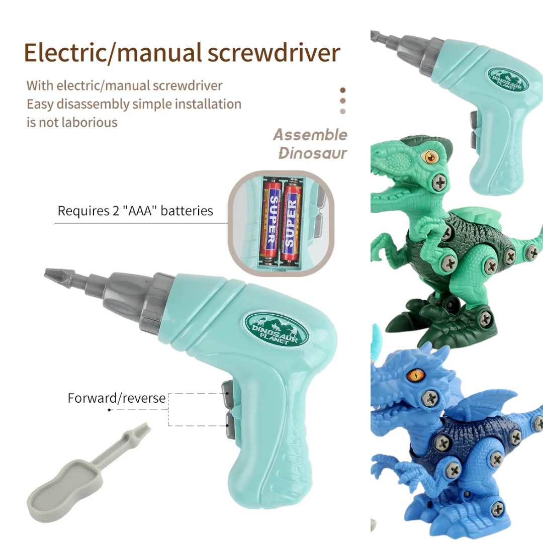 BuildBuddy - Dinosaur Learning Tool Set for Kids