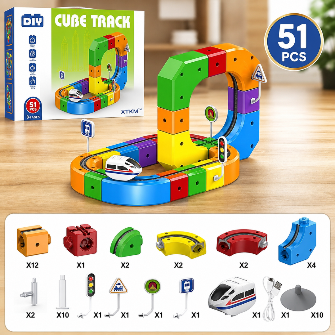BuildBuddy - STEM Cube Track Building Set