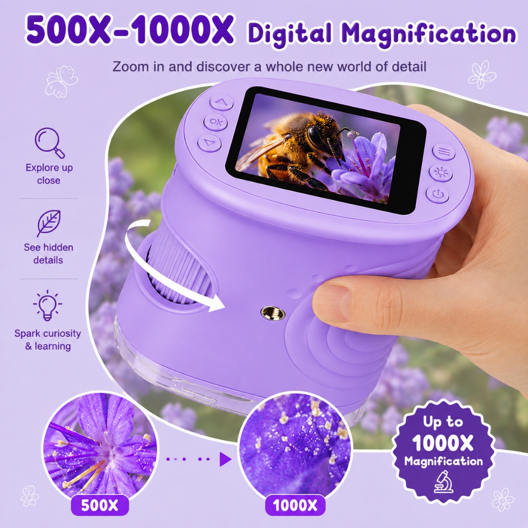 TinyBuddy - Kids Portable Microscope