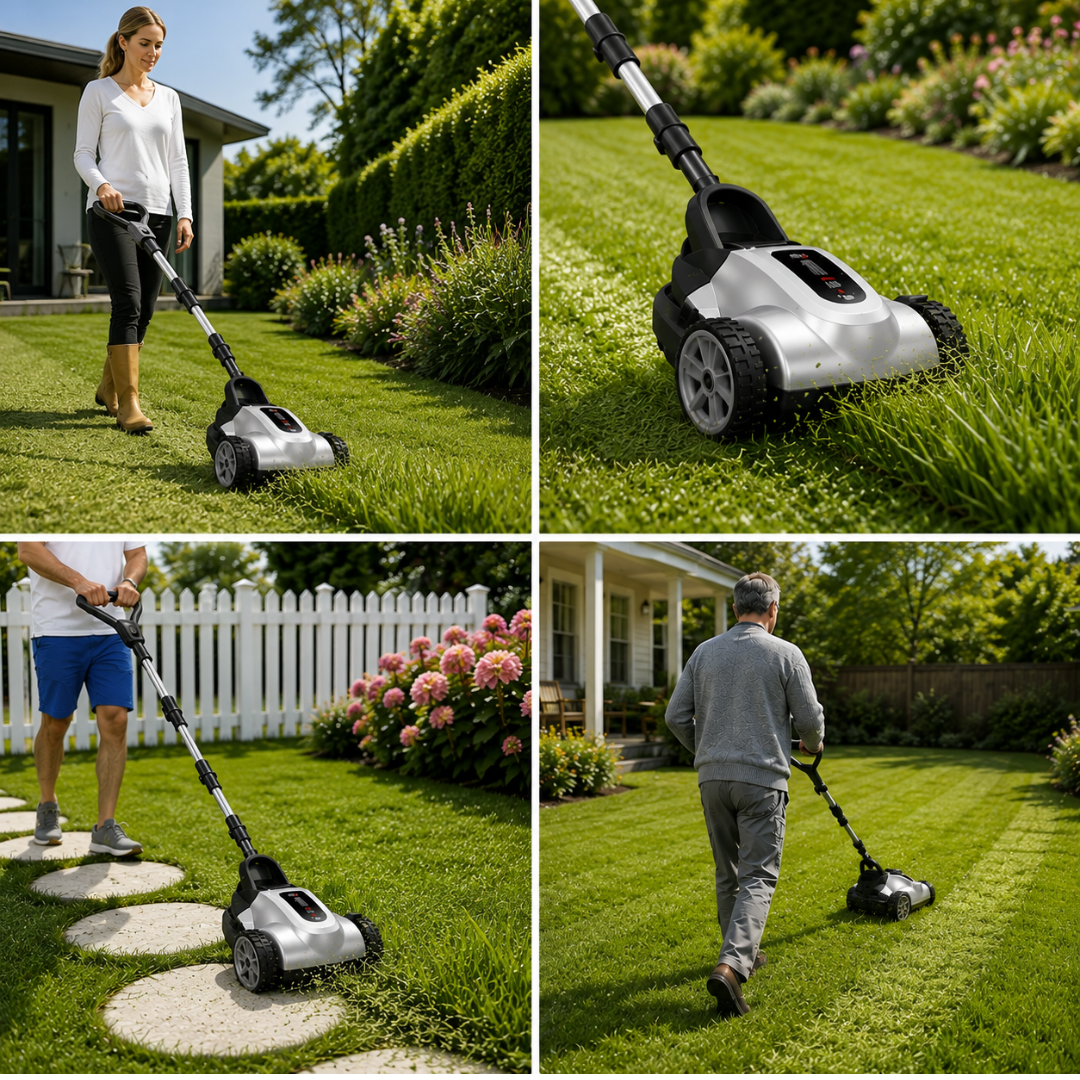 PowerTrim - Rechargeable Electric Lawn Mower
