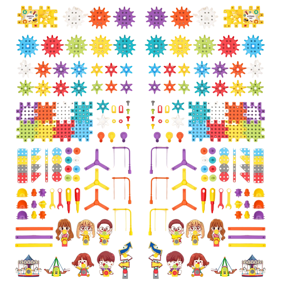 BuildBuddy – Build & Spin STEM Gears Adventure Kit