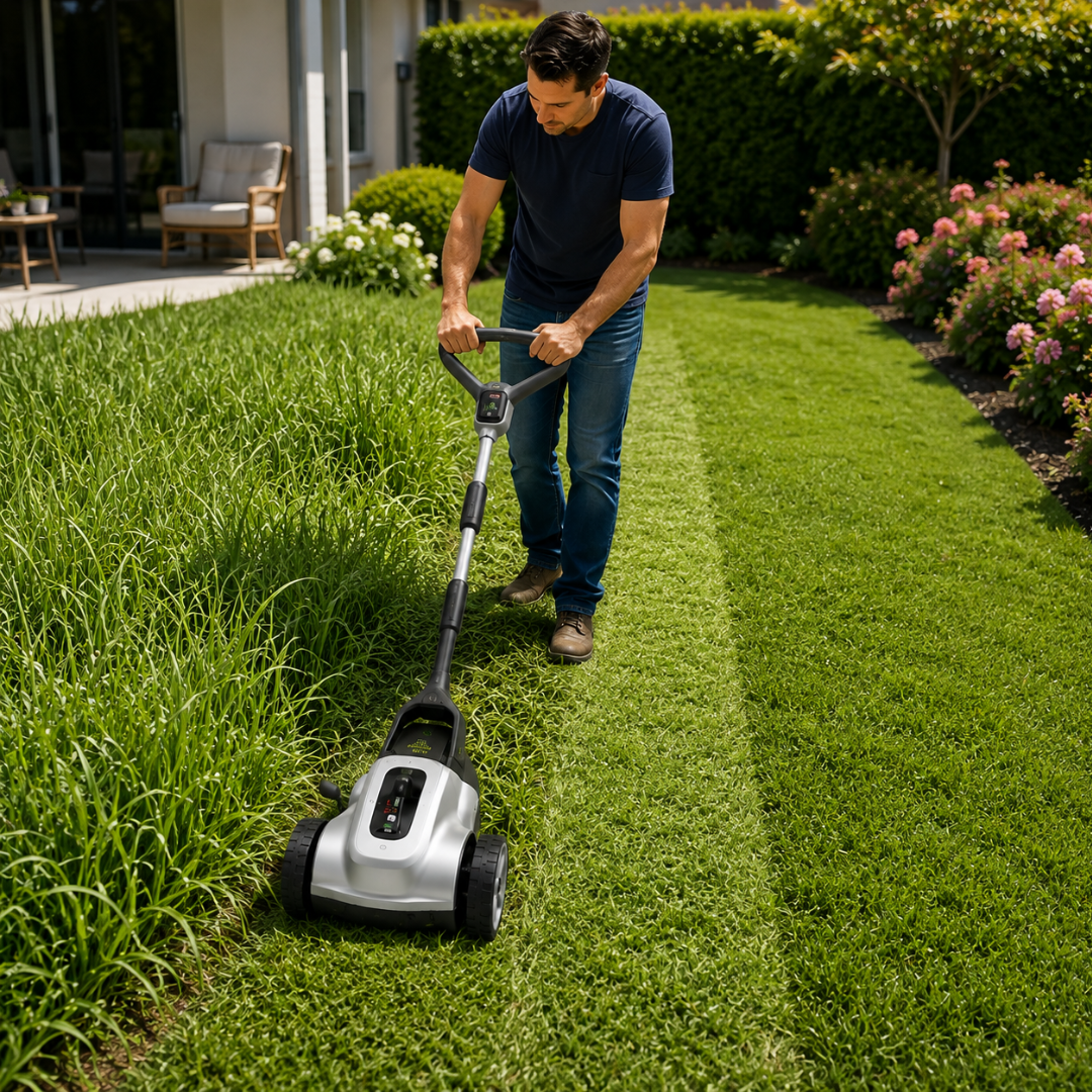 PowerTrim - Rechargeable Electric Lawn Mower