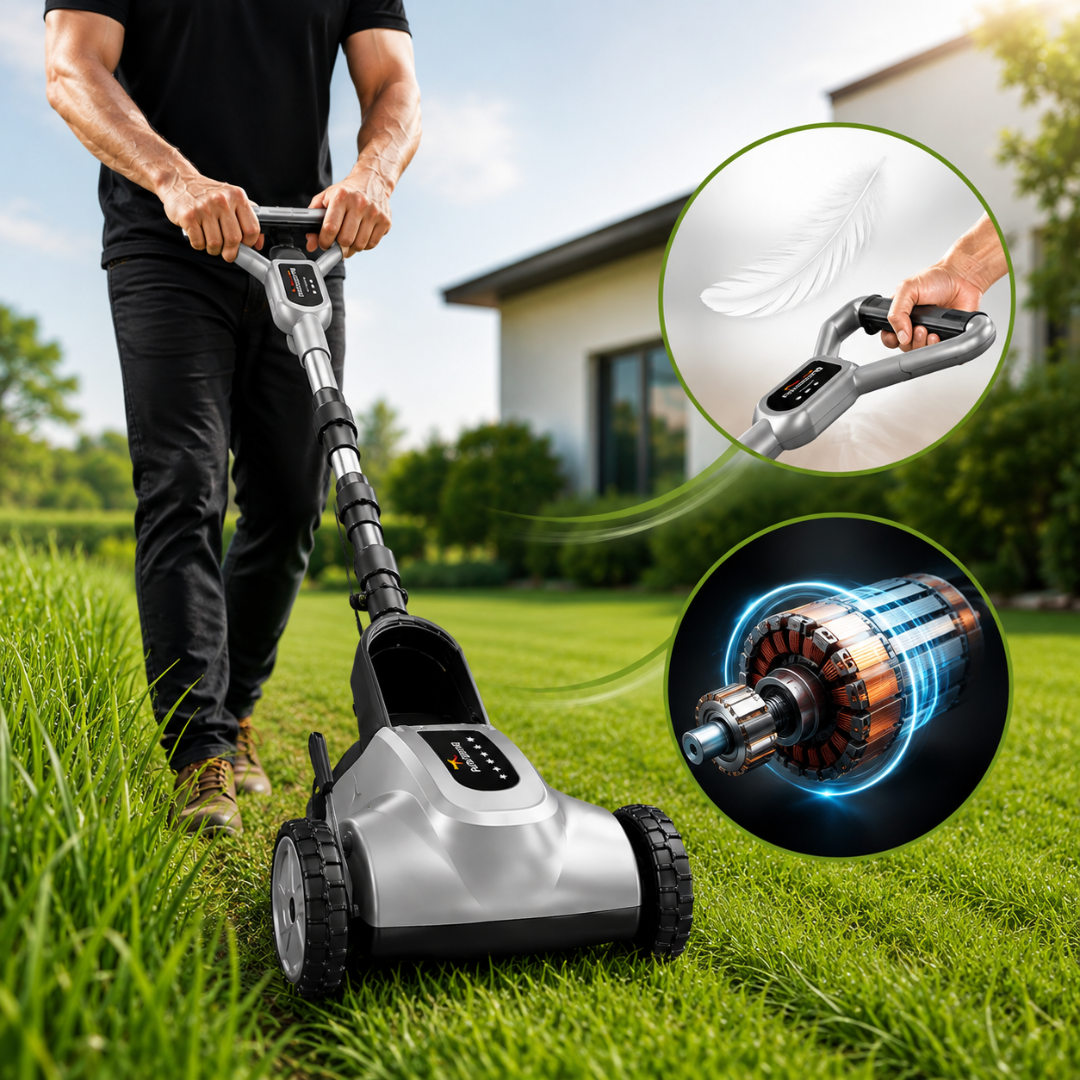 PowerTrim - Rechargeable Electric Lawn Mower