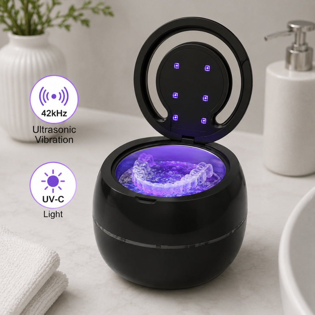 DentaSonic - UV Ultrasonic Retainer & Denture Cleaner