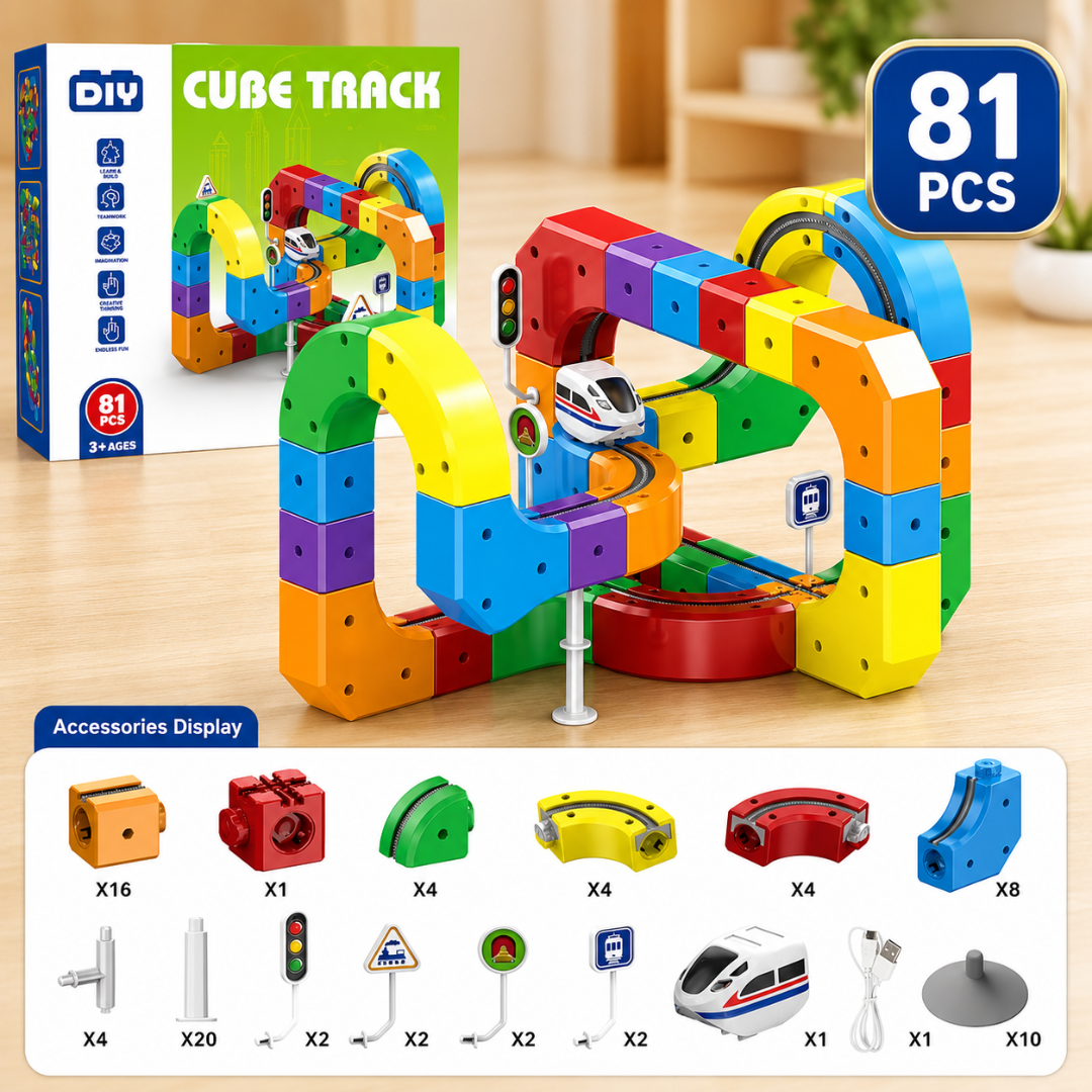 BuildBuddy - STEM Cube Track Building Set