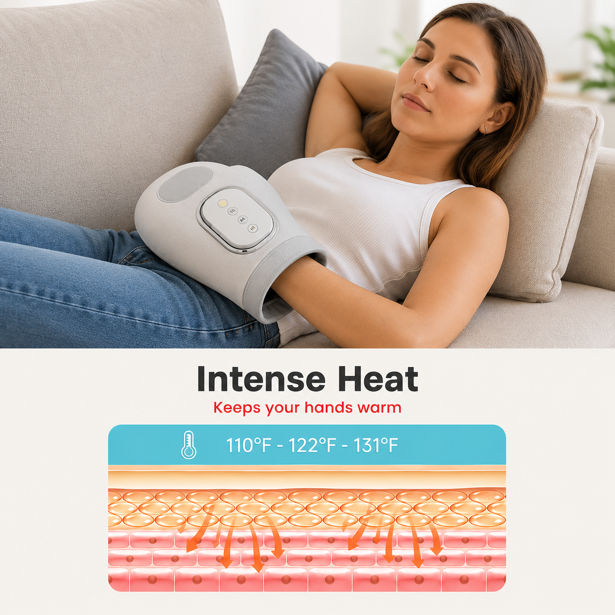 FlexRelief - Heated Wrist & Finger Massager