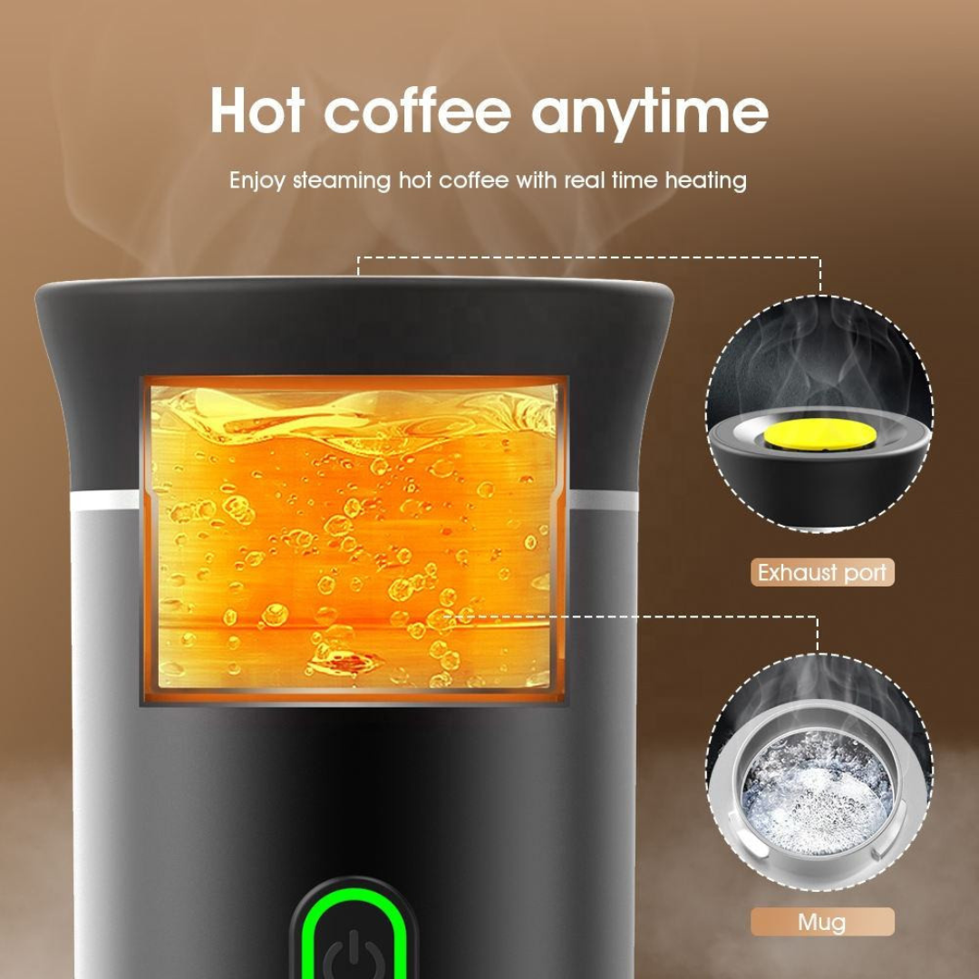 PortaBrew Express - Portable Coffee Machine with Heat