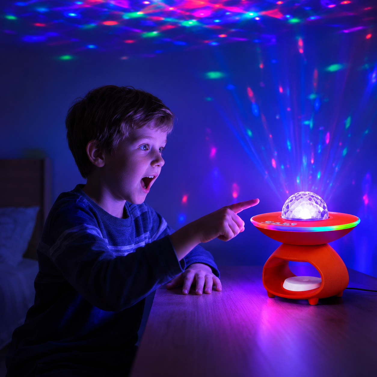 CosmoGlow- Galaxy Projector Speaker