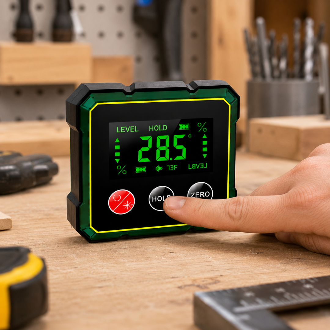 AngleMate - Digital Magnetic Level & Angle Finder