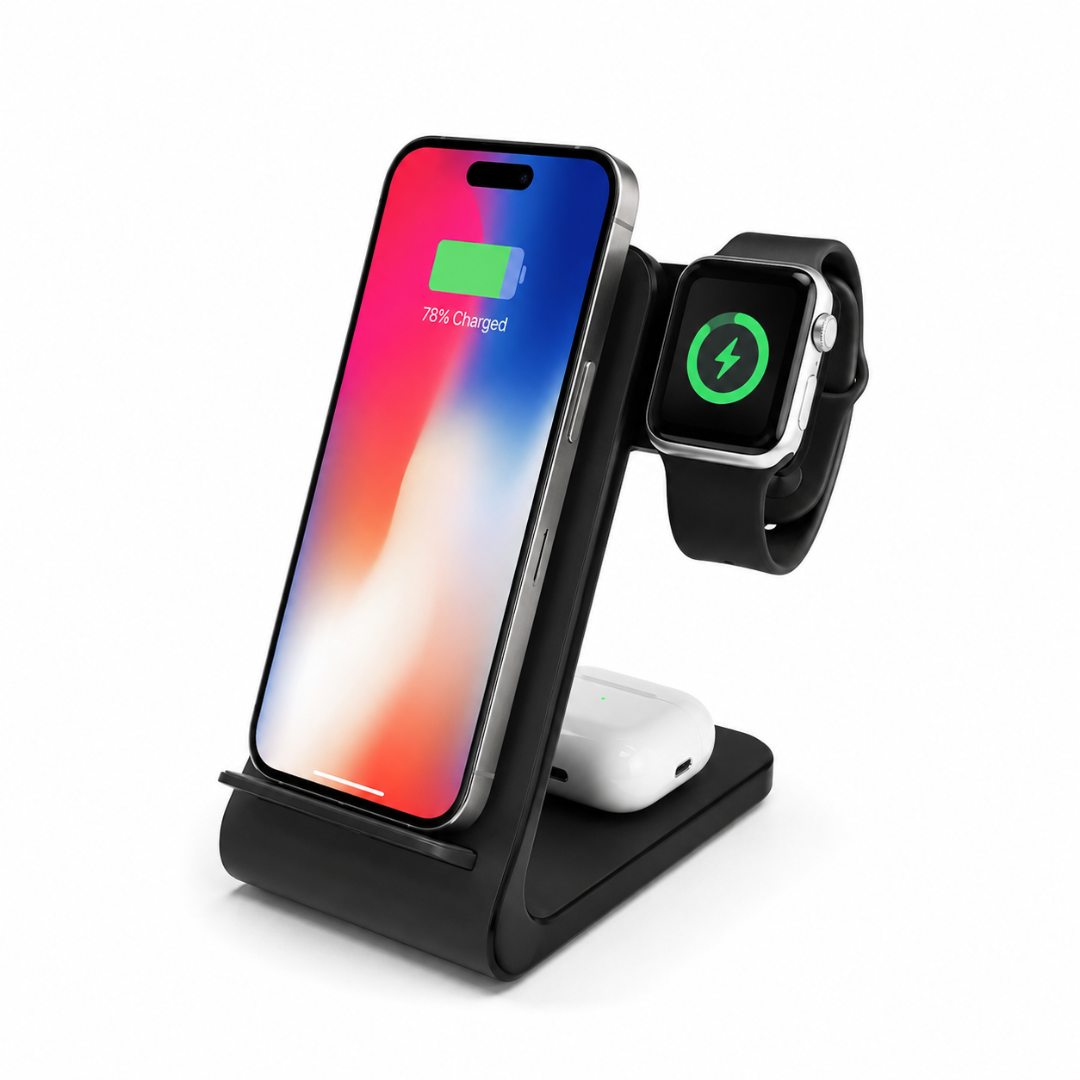 PowerBase Pro - 3-in-1 Wireless Charger