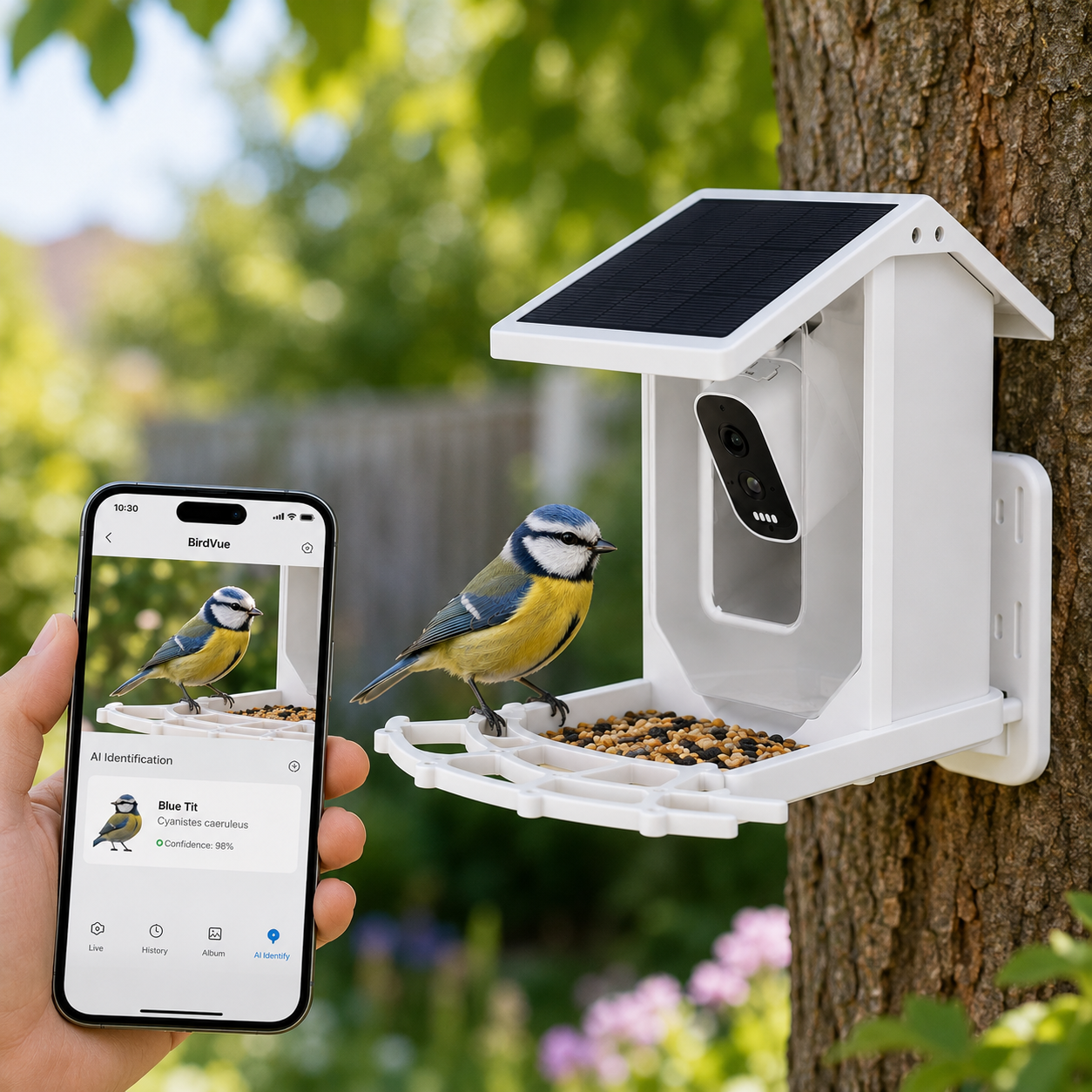 BirdVue - AI Smart Bird Feeder Camera