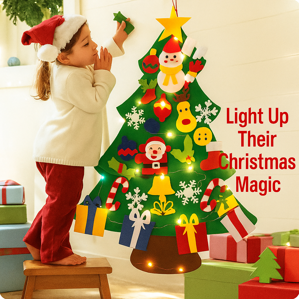 TinyTree - Kids DIY Felt Christmas Tree