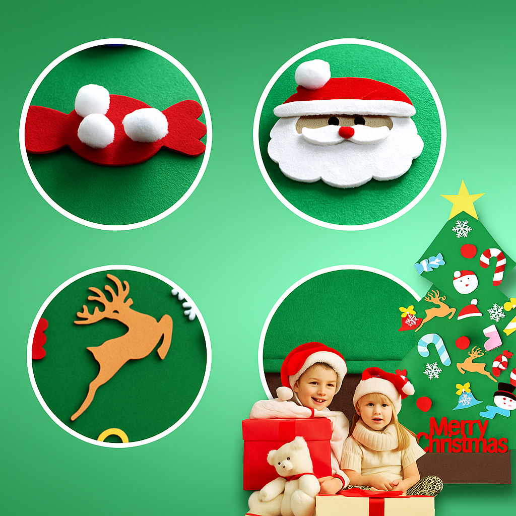 TinyTree - Kids DIY Felt Christmas Tree