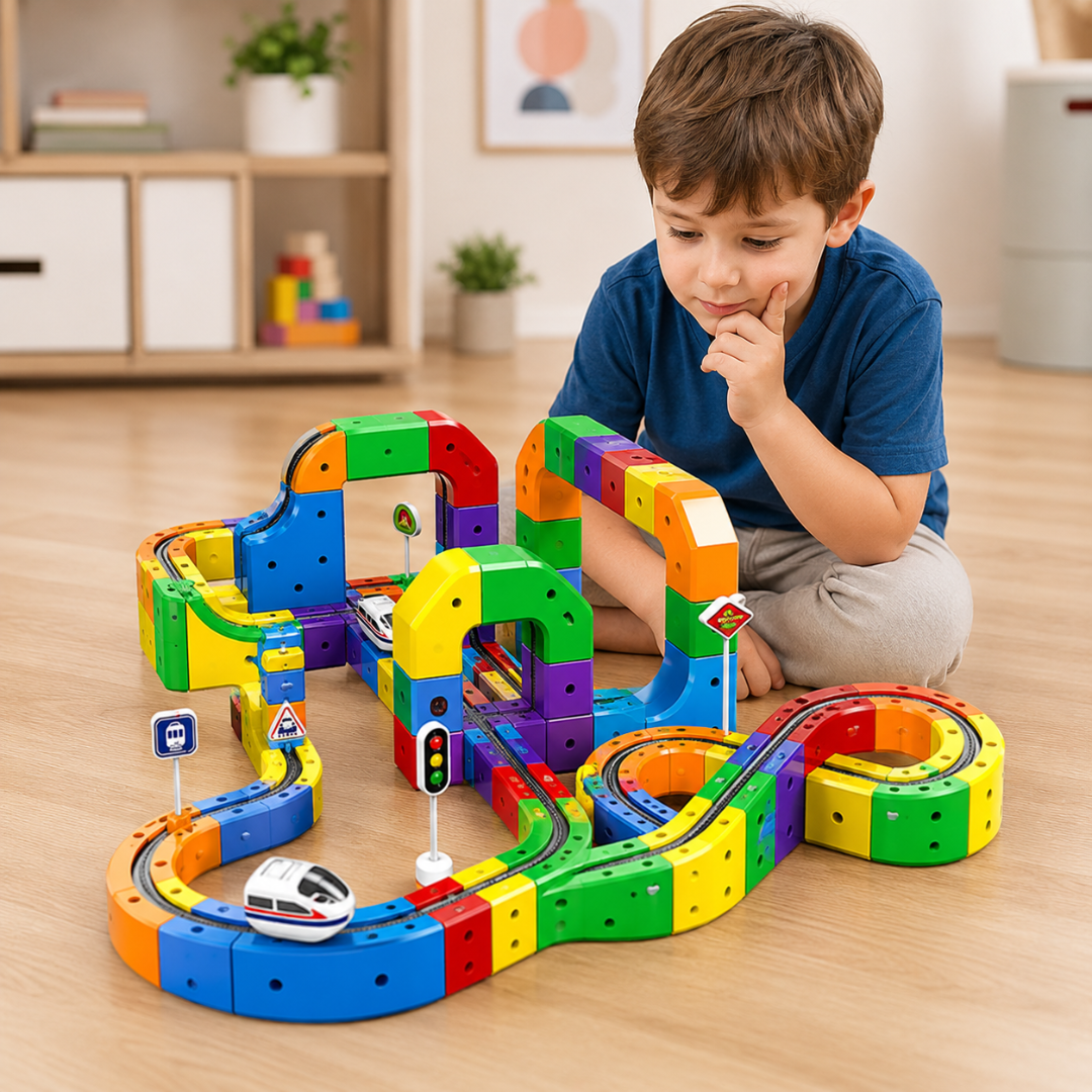 BuildBuddy - STEM Cube Track Building Set