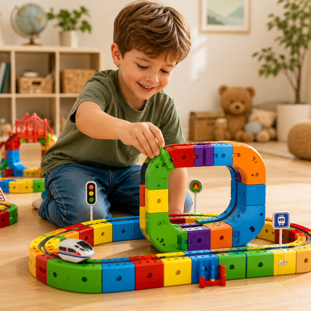 BuildBuddy - STEM Cube Track Building Set