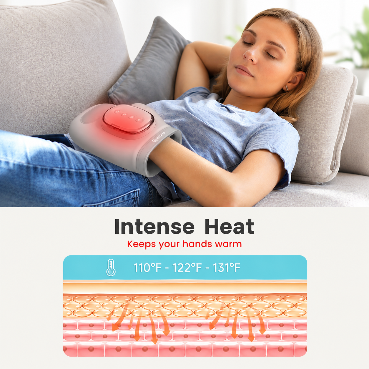 FlexRelief - Heated Wrist & Finger Massager