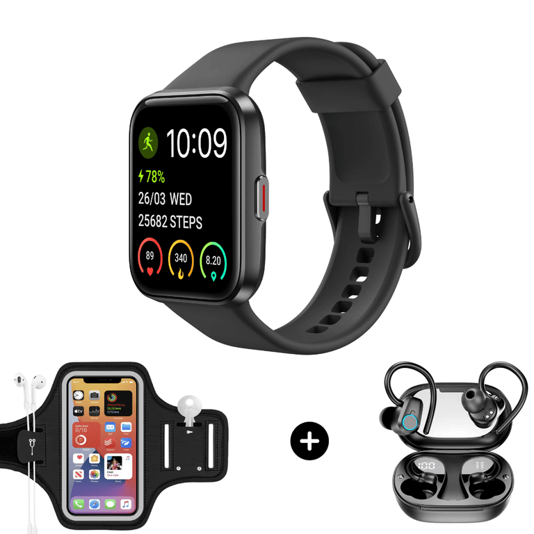 OneTap - Running Kit | Watch + EarPhones + Arm Band