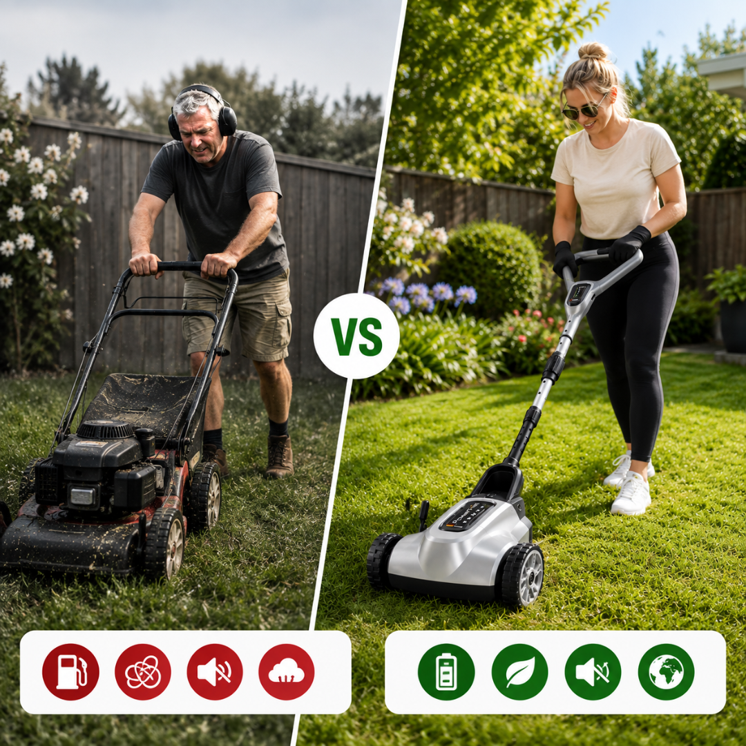 PowerTrim - Rechargeable Electric Lawn Mower