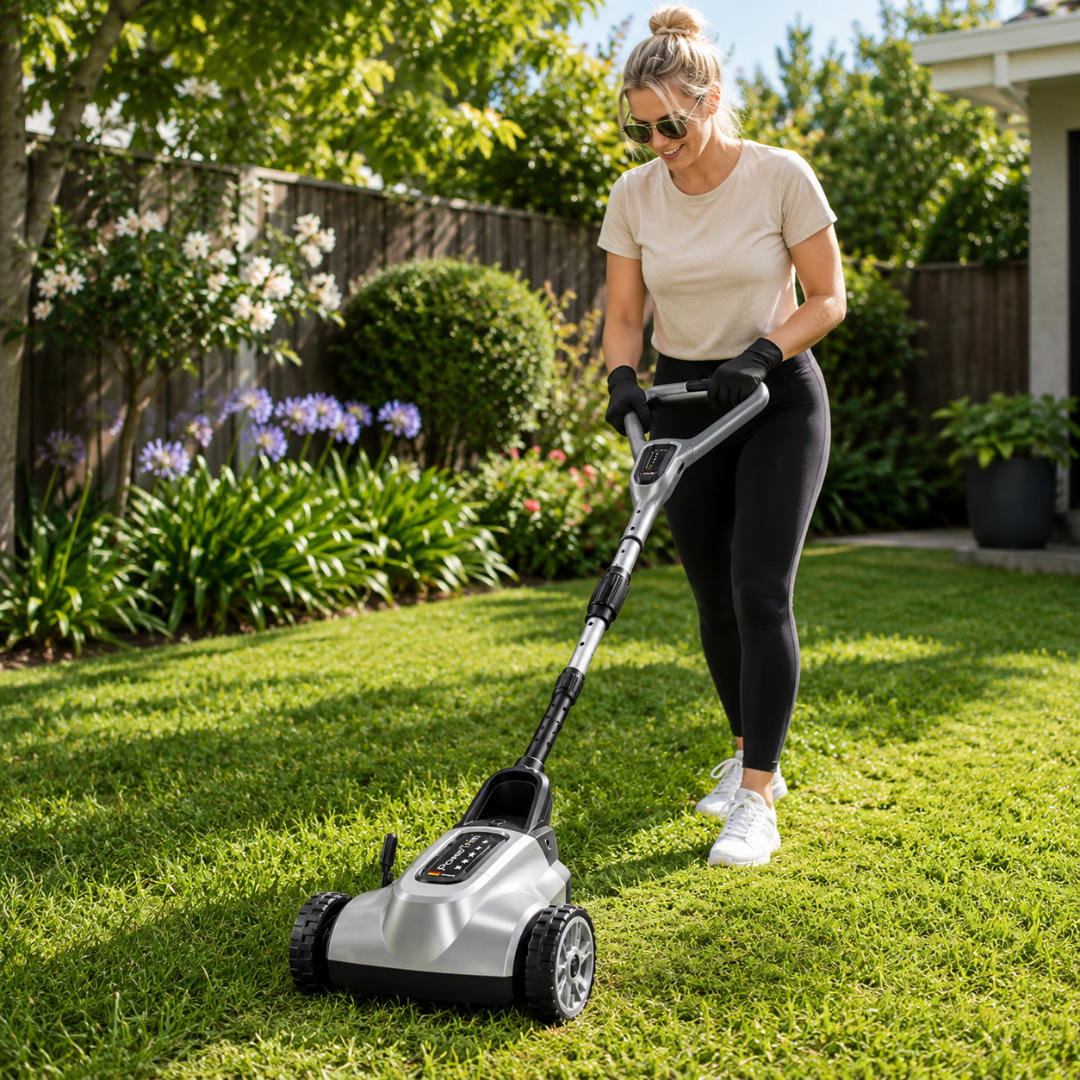 PowerTrim - Rechargeable Electric Lawn Mower