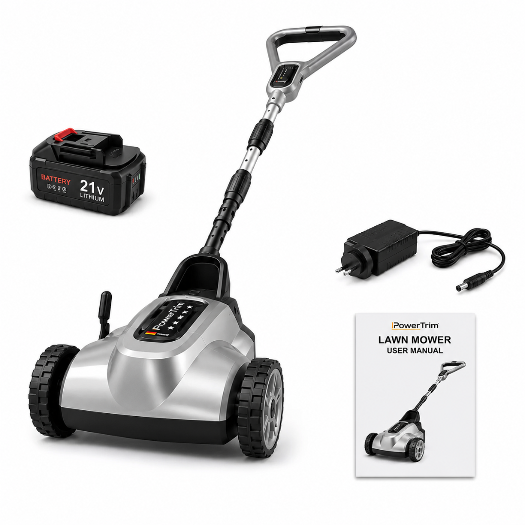 PowerTrim - Rechargeable Electric Lawn Mower