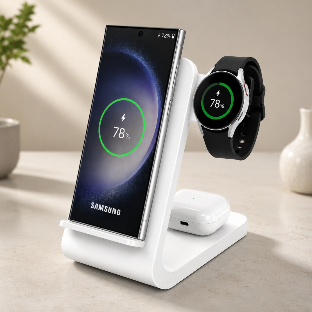 PowerBase Pro - 3-in-1 Wireless Charger