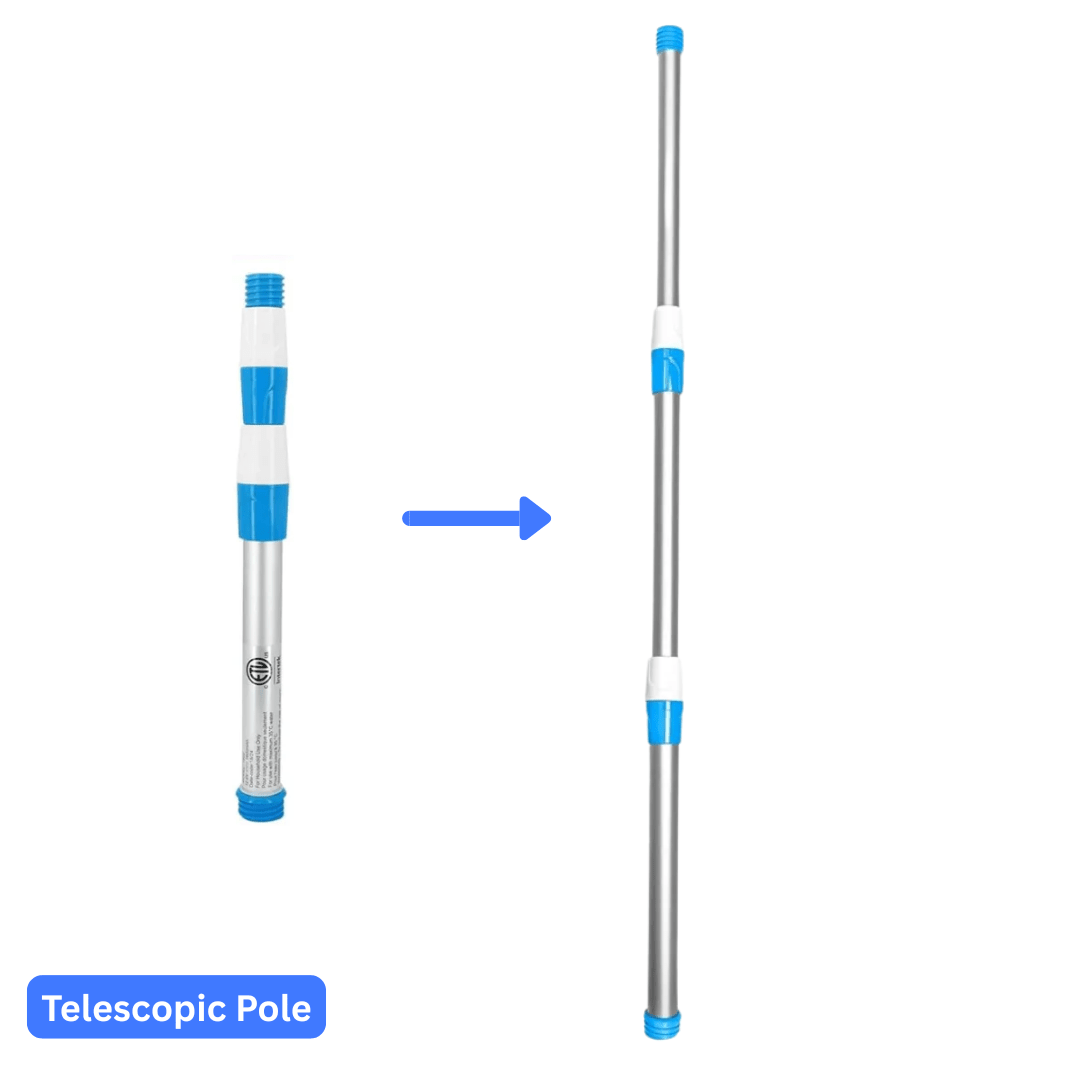 AquaVac Telescopic Extension Pool Pole (0.9 - 2.5m) – OneTapWireless
