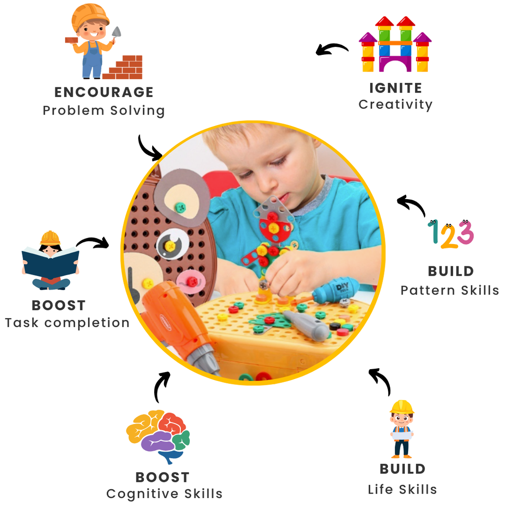 Early Learning Tool Set BuildBuddy 2 - Learning Tool Set for Kids – OneTapWireless